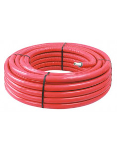 Tube multicouche isolé rouge en Couronne diam 25 50M 301513601