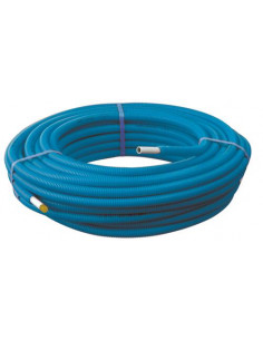 Tube multicouche pré-gainé bleu en Couronne diam 25 50M 301513702