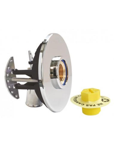 Module de fixation de robinetterie Machines à laver FIXOPLAC pour P.E.R - plaque standard ou hydrofuge diam 12 F1 2" 303510109