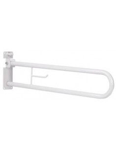 BARRE D'APPUI RELEVABLE LG 700MM BLANC 3341