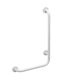 Barre d appui 35x65 Droit époxy blanc 3342D