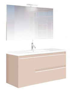 Meuble Complet Boston 100cm Rose poudré 401512037