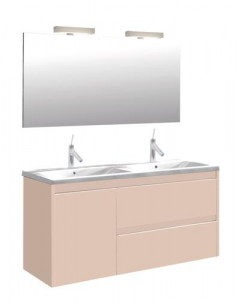 Meuble Complet Boston 120cm Rose poudré 401512039