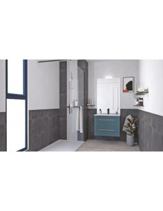 Meuble complet susp 60 cm NY Bleu Paon 401512047 2