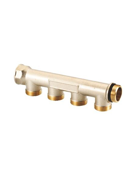 Collecteur de distribution laiton EASYLOCK Nu 4 Sorties 1" 4020-04-26