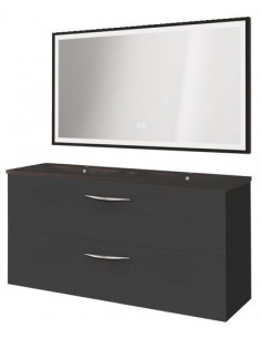 Meuble DUBAI 120 Noir mir SEVILLE 402112057