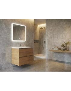 MEUBLE OSLO 60 2T BOIS MIROIR ATHENES 402117517 2