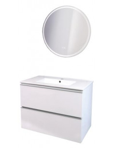 MBLE OSLO 80 SUS 2T BLC MAT MIR LOUXOR 402117520