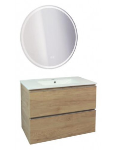 MEUBLE OSLO 80 SUS 2T BOIS MIR LOUXOR 402117522