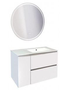 MBLE OSLO 90 SUS 2T1P BLC MAT MIR LOUXOR 402117530