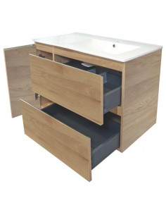 MEUBLE OSLO 90 SUS 2T1P BOIS MIR ATHENES 402117533 2