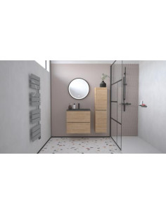 MBLE OSLO 60 PN 2T BOIS MIROIRALEXANDRIE 402117539 2