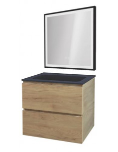MEUBLE OSLO 60 PN 2T BOIS MIROIRSEVILLE 402117540