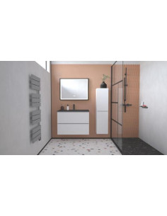 MBLE OSLO 80 PN 2T BLANC MAT MIRSEVILLE 402117544 2