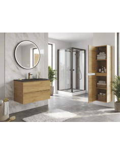 MEUBLE OSLO 80 PN 2T BOIS MIR ALEXANDRIE 402117545 2