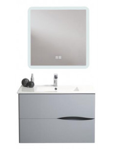 MEUBLE VELOURS 90 SUSP GRIS MIR ATHENES 402118505