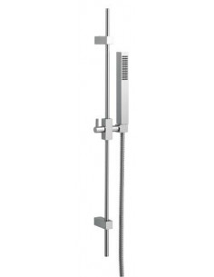 Ensemble Barre 1jet Carré chrome 45603