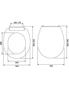 Abattant NF 5055 501514020 2