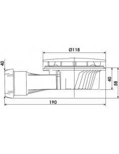 BONDE DOUCHE EXTRA PLATE SLIM+ 502012038 2