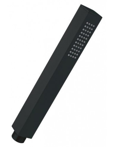 DOUCHETTE CARREE LAITON NOIR MAT 503013027