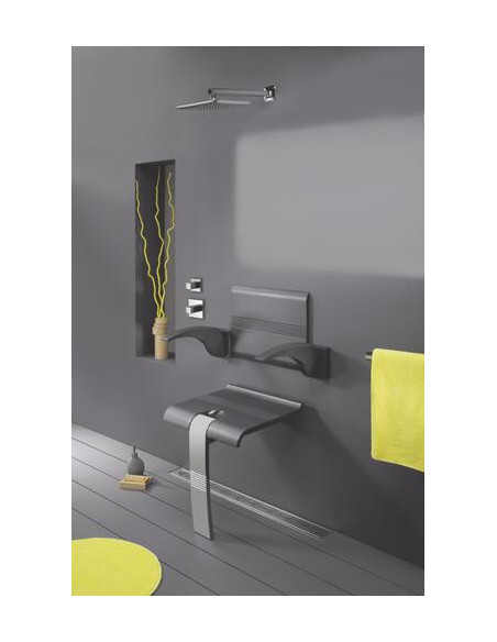 Siège de douche Arsis Gris Anthracite 504013005
