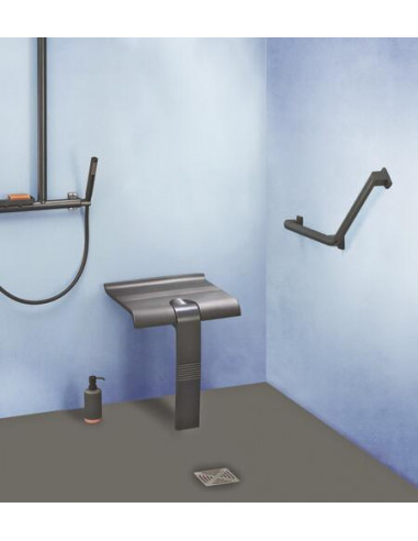 Siège de douche Arsis Gris Anthracite 504013005