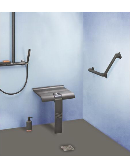 Siège de douche Arsis Gris Anthracite 504013005
