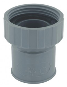 DOUILLE PVC F 32 ECROU 33 42 AVEC JOINT 5492-33