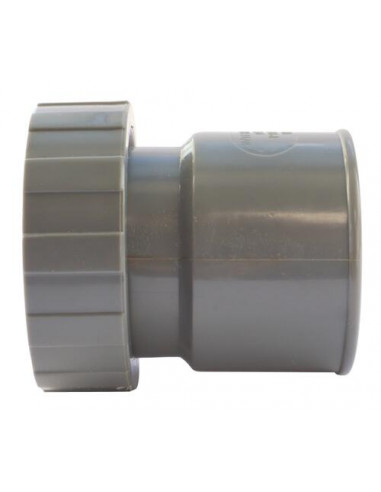 DOUILLE PVC F 40 ECROU 40 49 AVEC JOINT 5492-40