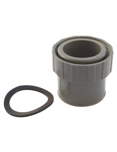 DOUILLE PVC F 40 ECROU 40 49 AVEC JOINT 5492-40