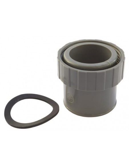 DOUILLE PVC F 40 ECROU 40 49 AVEC JOINT 5492-40