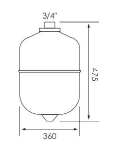 Vase expansion chauffage 35 litres 602012805 2