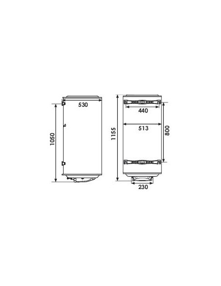 CEE CHAUFFEO ELECTR BLINDE MURAL 150L 604510104