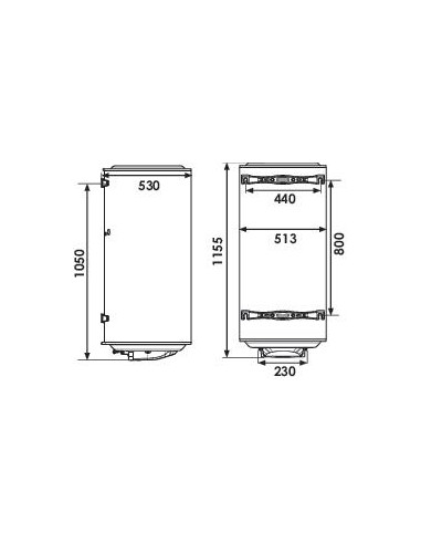 CEE CHAUFFEO + ELECTR STEATITE MURAL150L 604510107