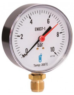Mano acier diam 100 0 10 rac 1 2" T° 200 605012509