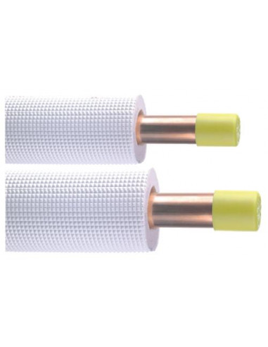 TUBE CU0708 1 4-5 8 ISOLE PE BLANC 20M 605510205