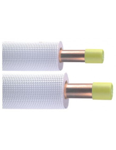 TUBE CU0708 1 4-5 8 ISOLE PE BLANC 20M 605510205