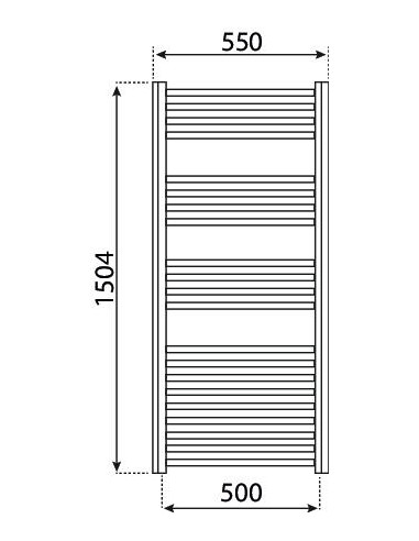SECHE SERVIETTE EAU FAST DROIT BL 704W 608015604
