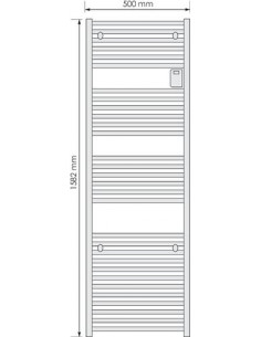 SECHE SERVIETTE ELEC DORIS 750W ANTHR 608015740 2