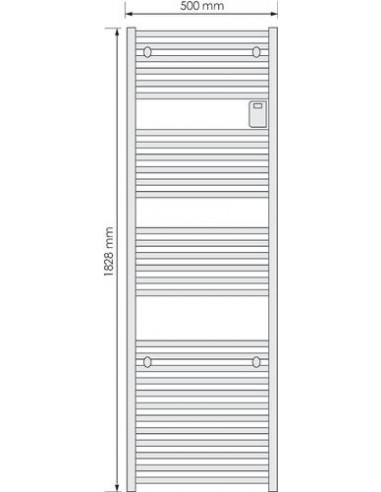 SECHE SERVIETTE ELEC DORIS 1000W ANTHR 608015741