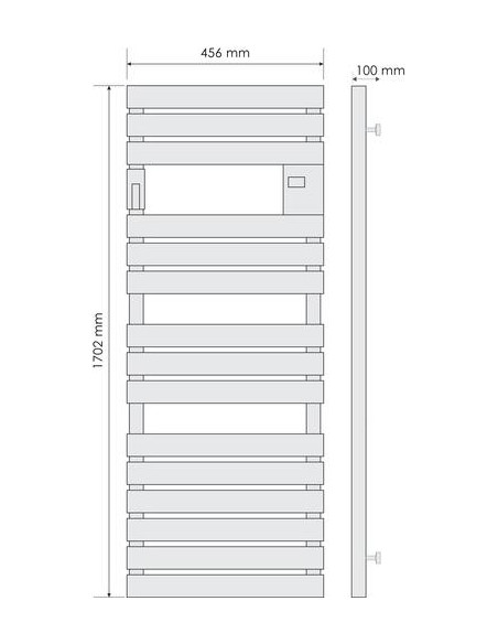 SECHE SERVIETTE ELEC ADELIS ETR 750W ANT 608015777
