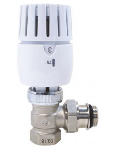 Robinet thermostatique Équerre à élément sensible liquide Femelle F20 27 7450-20 2
