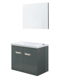 Meuble Lave-mains GOIA Gris 800279