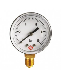 Manomètre sec à raccordement radial Mesure de 0 à 10 bars 802-04 2