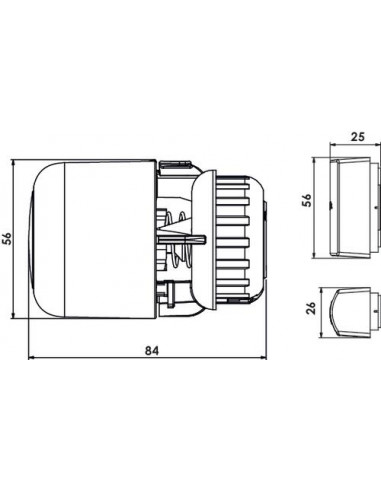 BULBE A DISTANCE DANFOSS 0 A 2 M 8065