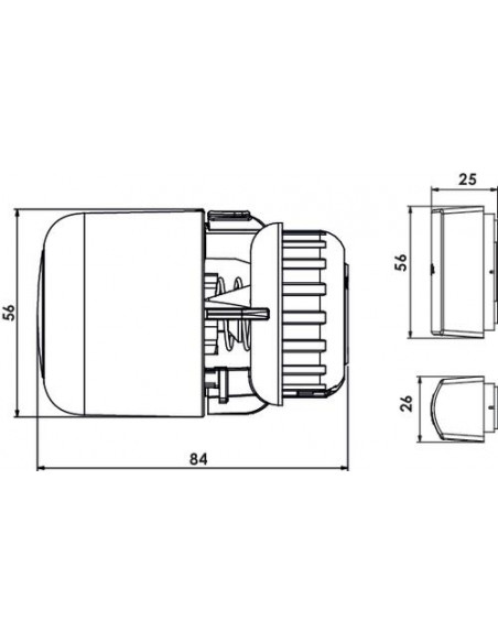 BULBE A DISTANCE DANFOSS 0 A 2 M 8065