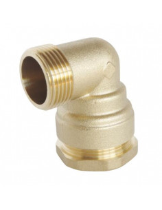 Coude mâle pour tube PE diam 32 M1" 842-32-26S