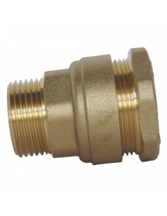 Raccord mâle pour tube PE diam 40 M1"1 4 846-40-33S 2