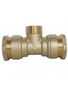 Té mâle au centre pour tube PE diam 32 M1" 849-32-26S 2