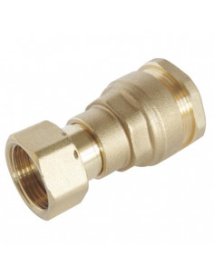 Raccord à écrou prisonnier pour tube PE diam 25 F1" 858-25-26S